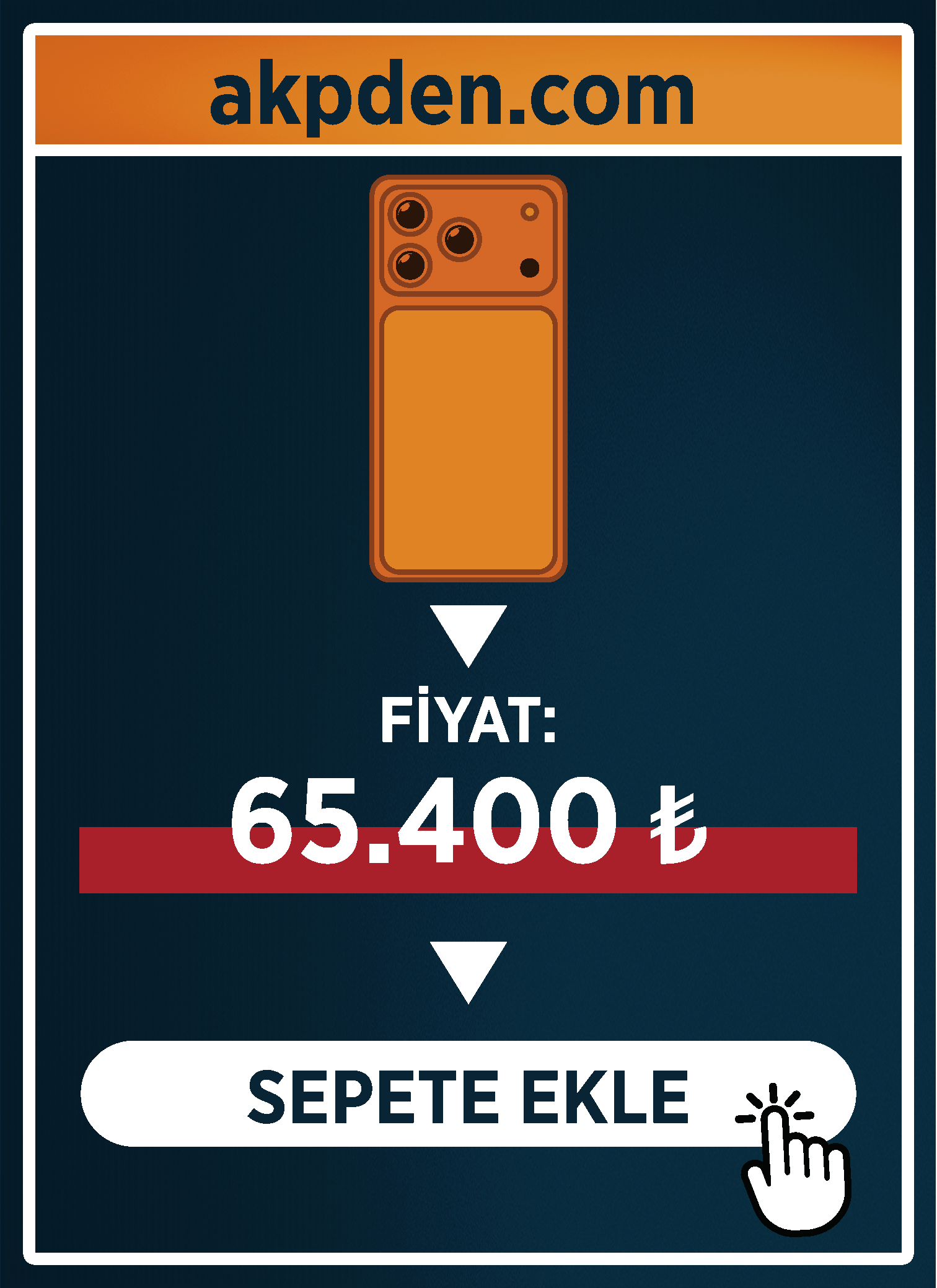 Cep telefonu etiket fiyatı: ₺ 65.400